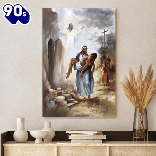 Resurrected Jesus Canvas Picture Jesus Christ Canvas Art Christian Wall Canvas  Gift Christmas
