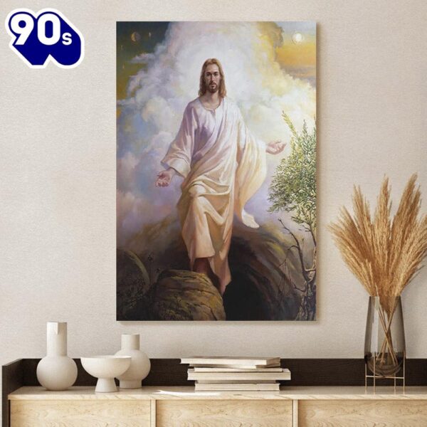 Resurrected Jesus Christ Canvas Picture Jesus Christ Canvas Art Christian Wall Canvas.png  Gift Christmas