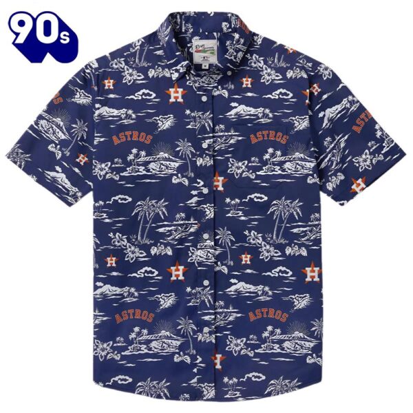 Reyn Spooner Houston Astros Hawaiian Button Up Shirts