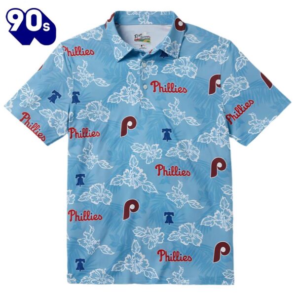 Reyn Spooner Philadelphia Phillies Pua Performance Hawaiian Button Up Shirts