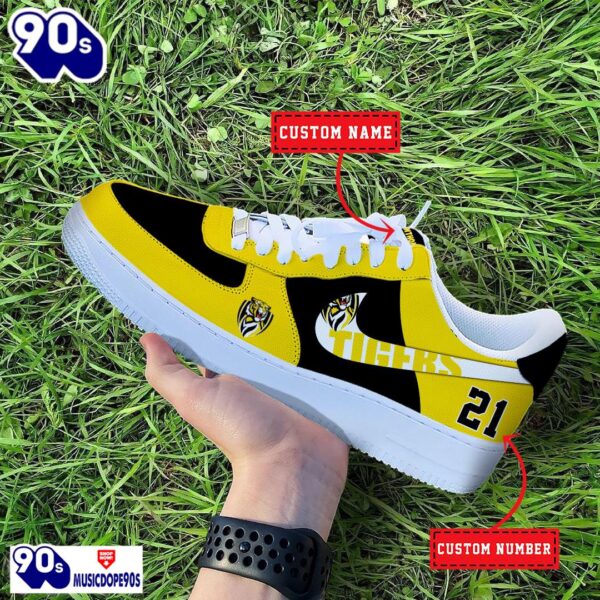 Richmond Tigers AFL Personalized Air Force 1 Shoes