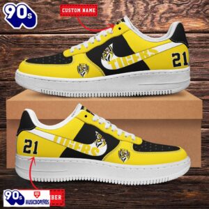 Richmond Tigers AFL Personalized Air Force 1 Shoes