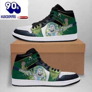 Rick And Morty Air Jordan Shoes Sport Sneakers, Best Gift For Men And Women
