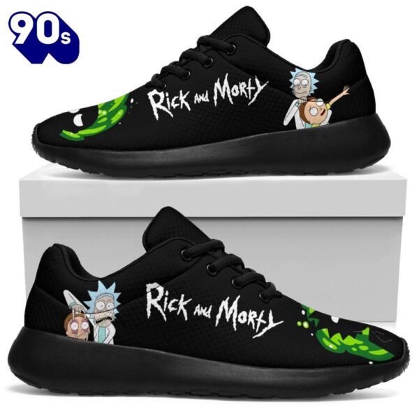 Rick and Morty Sneakers Custom Cartoon Shoes Funny For Fans