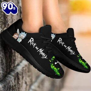 Rick and Morty Sneakers Custom Cartoon Shoes Funny For Fans