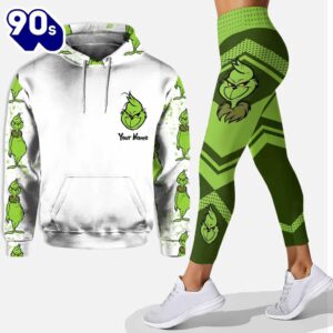 Rock Paper Scissors I Win - Personalized Grinch Hoodie and Leggings set