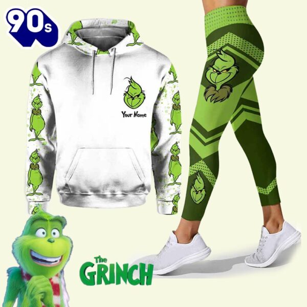 Rock Paper Scissors I Win, Stole Christmas – Personalized Grinch Hoodie and Leggings