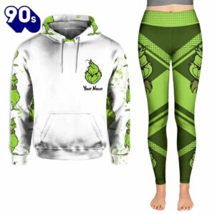 Rock Paper Scissors I Win, Stole Christmas - Personalized Grinch Hoodie and Leggings