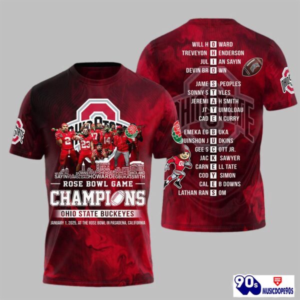 Rose Bowl Game Champions Buckeyes Shirt