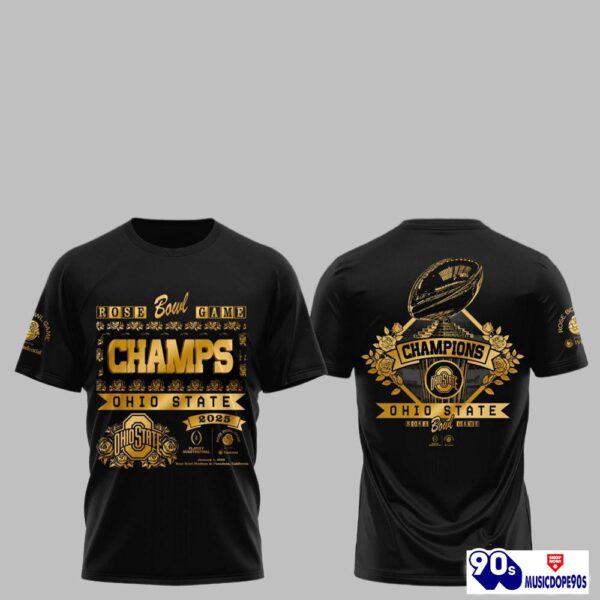 Rose Bowl Game Champs Ohio State 2025 Shirt