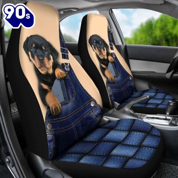 Rottweiler Cute Custom Car Seat Covers