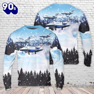 Royal Air Force Embraer Phenom 100E Christmas Sweater