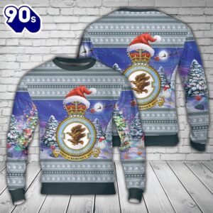 Royal Air Force No. 11 Squadron RAF Eurofighter Typhoon FGR.4 Christmas AOP Sweater