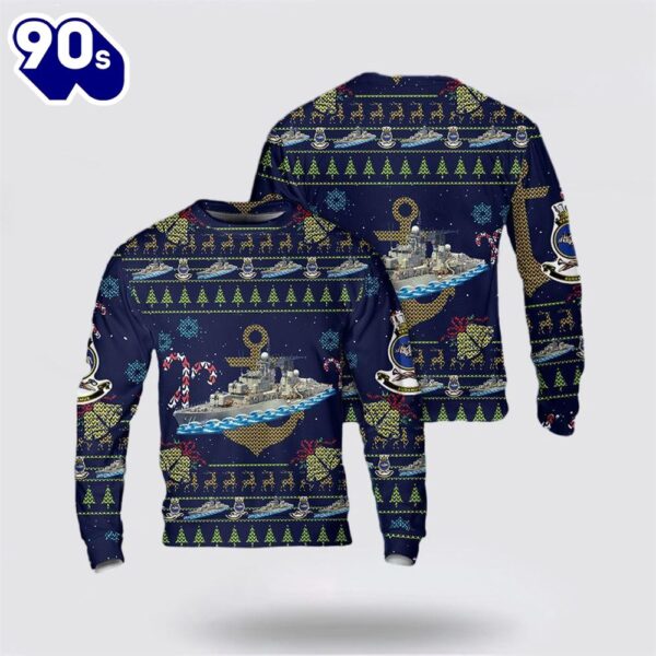 Royal Australian Navy HMAS Vampire (D11) Christmas AOP Sweater