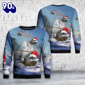 Royal Canadian Air Force 408 Tactical Helicopter Squadron Bell CH-146 Griffon Christmas Sweater