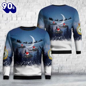 Royal Canadian Air Force 427 Special Operations Aviation Squadron Bell CH-146 Griffon Christmas Sweater