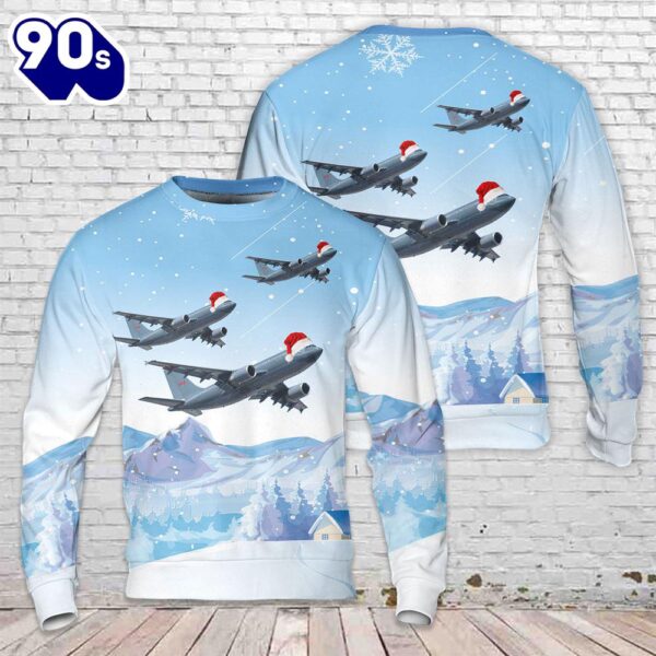 Royal Canadian Air Force Airbus 310 Christmas Sweater