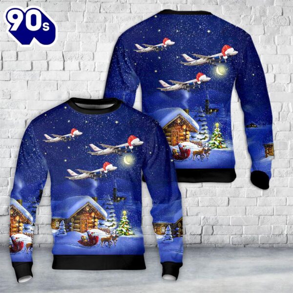 Royal Canadian Air Force Airbus 330 Christmas Sweater 1