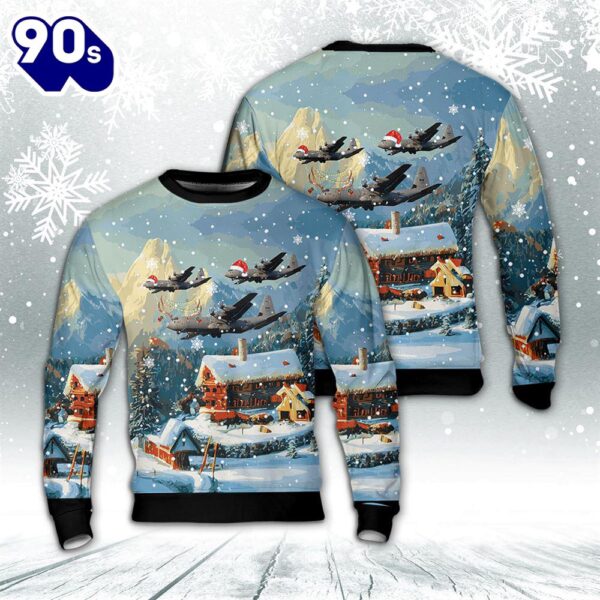 Royal Canadian Air Force Lockheed Martin CC-130J-30 Hercules (L-382) Christmas Sweater