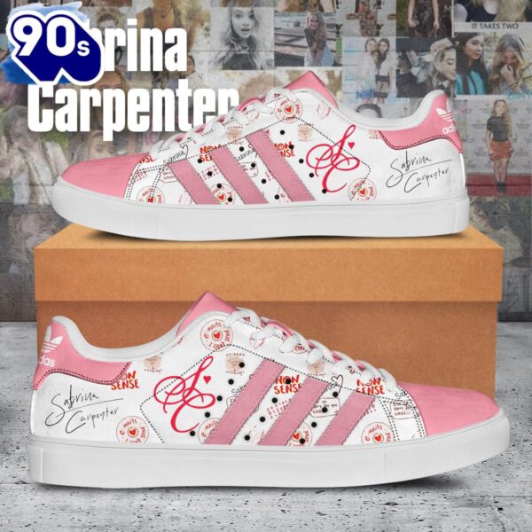 Sabrina Carpenter Non Sense Limited Pink Stan Smith Shoes