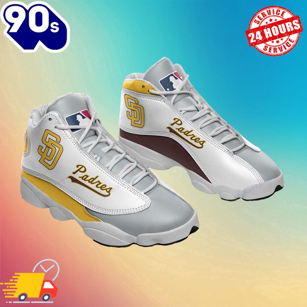 San Diego Padres Air Jordan 13 Sneakers San Diego Padres Air Jordan 13 Sneakers