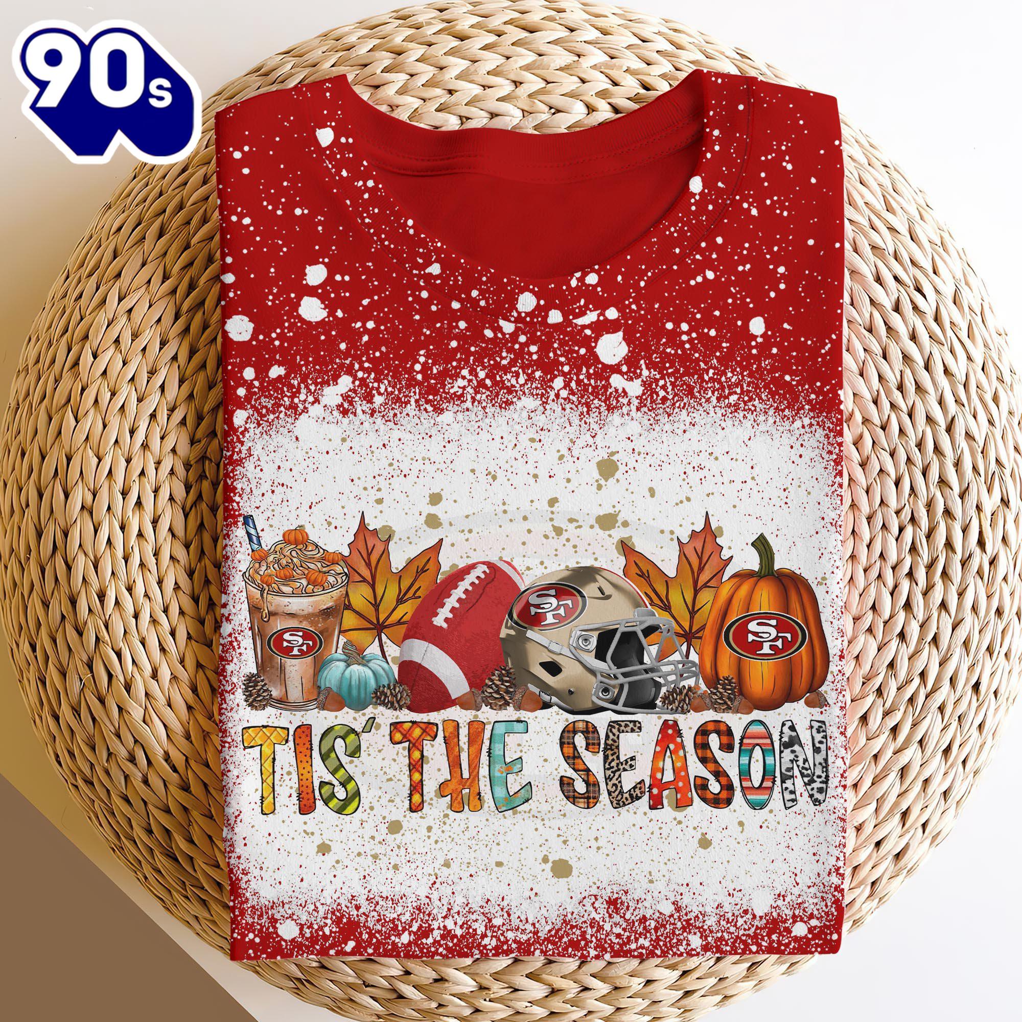 San Francisco 49ers 3D Shirts, Tis The Season Shirts, Sport Shirts For Fan Gift Sport San Francisco 49ers 3D Shirts, Tis The Season Shirts, Sport Shirts For Fan Gift Sport