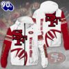 San Francisco 49ers 3D Windbreaker Jacket For Man And Women