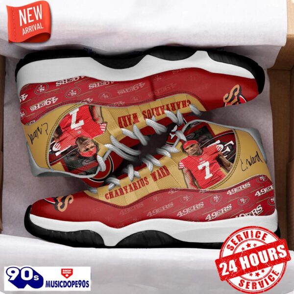 San Francisco 49ers Charvarius Ward Air Jordan 11 Shoes For Men And Women