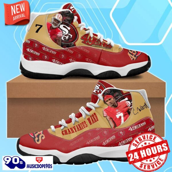 San Francisco 49ers Charvarius Ward Air Jordan 11 Shoes For Men And Women