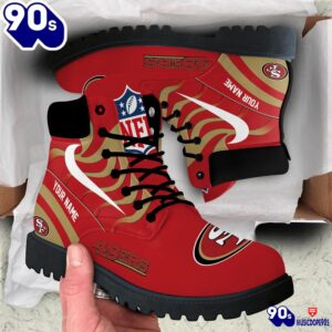 San Francisco 49ers Custom Boots Shoes Idea Gift For Fan