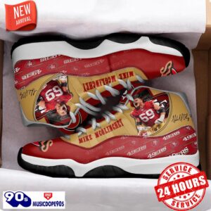 San Francisco 49ers Mike McGlinchey Air Jordan 11 Shoes For Men Women