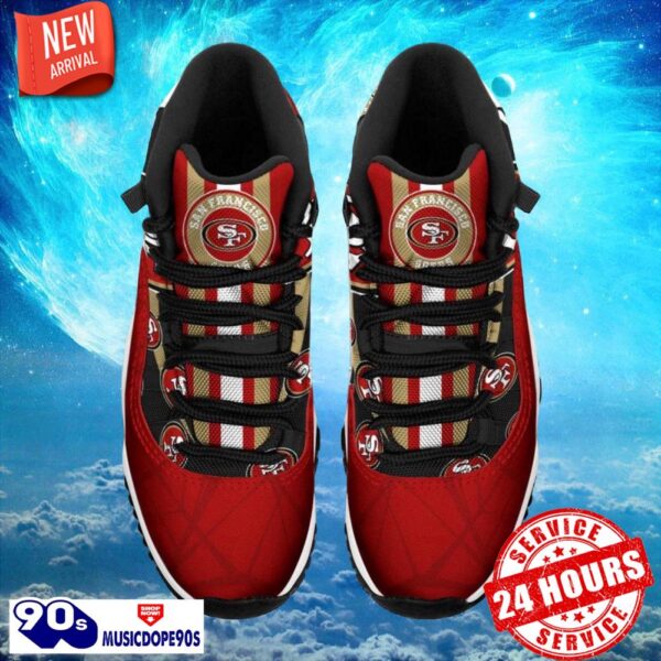 San Francisco 49ers NFL Air Jordan 11 Sneakers Shoes Gift For Fans
