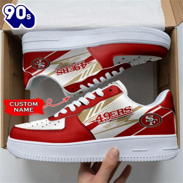 San Francisco 49Ers NFL Personalized Air Force 1 Shoes