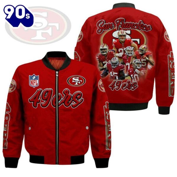 San Francisco 49Ers Players Nfl Bomber Jacket  Gift For Christmas