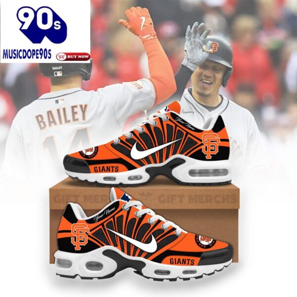 San Francisco Giants Custom Nike Air Max Plus Shoes For Fans