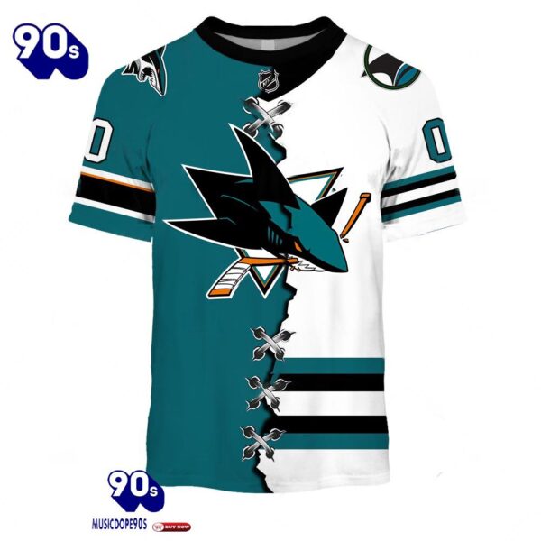 San Jose Sharks Personalized NHL Mix Jersey