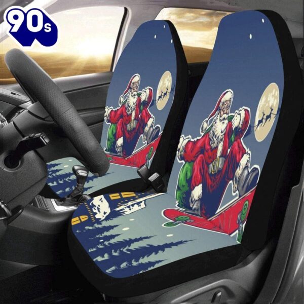 Santa Claus Is Coming Car Seat Covers  Gift Xmas