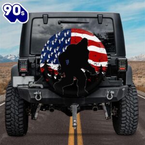 Sasquatch Bigfoot US Flag Spare…