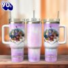 Scare Bears Movie Custom Stanley Quencher 40oz Stainless Steel Tumbler With Handle  For Fans