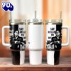 Scarface Movie Custom Stanley Quencher 40oz Stainless Steel Tumbler With Handle  For Fans