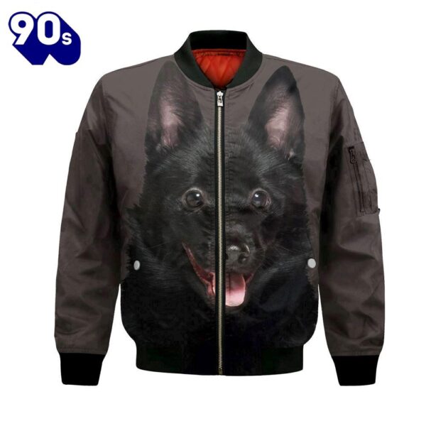Schipperke – Unisex 3D Graphic Bomber Jacket