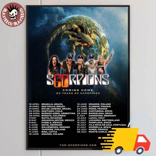 Scorpions Coming Canvas