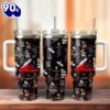 Scream Movie Custom Stanley Quencher 40oz Stainless Steel Tumbler With Handle  For Fans