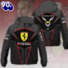 Scuderia Ferrari x Lewis Hamilton 3D Windbreaker Jacket For Man And Women