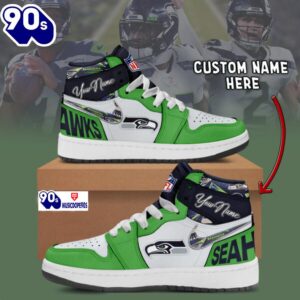 Seattle Seahawks Air Jordan 1 Shoes