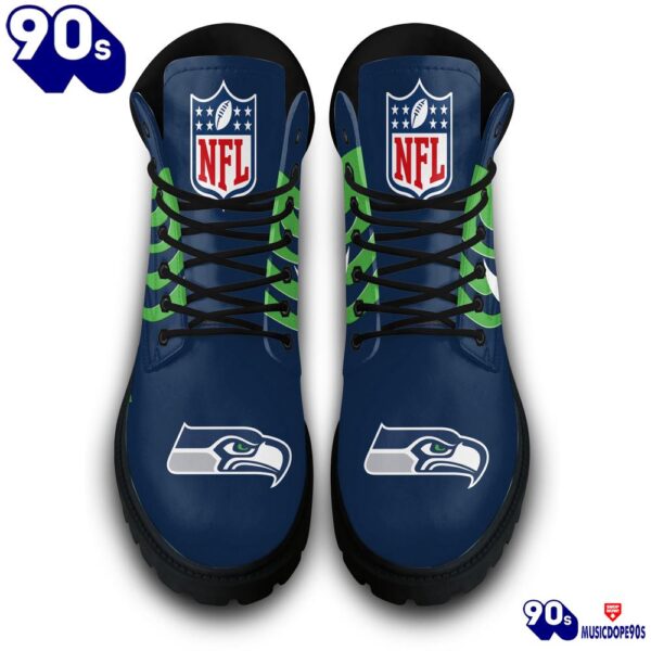 Seattle Seahawks Custom Boots Shoes Idea Gift For Fan