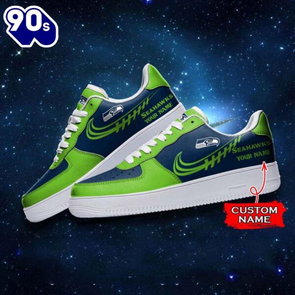 Seattle Seahawks NFL Personalized Air Force Sneaker