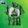 Shamrock Gnome Beer St Patrick Green Hawaiian Wedding Shirt 2025