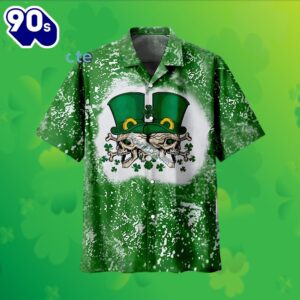 Shamrock Skull St Patrick Green…