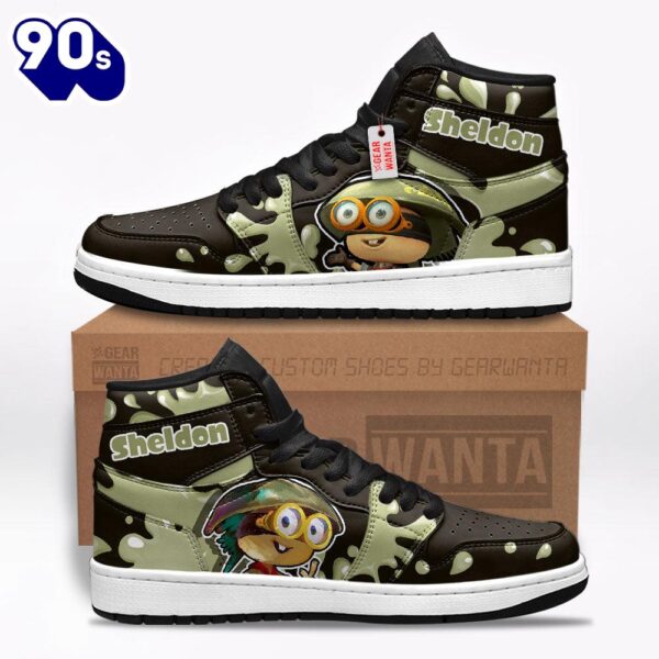 Sheldon Splatoon J1 Shoes Custom For Fans